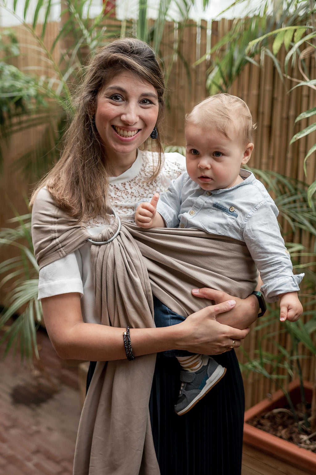 Ringsling beige