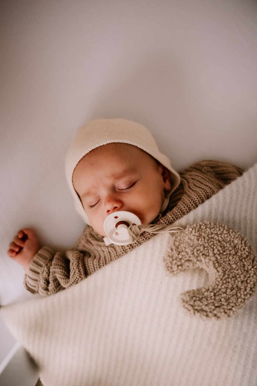 babydeken wol natuurlijk wit