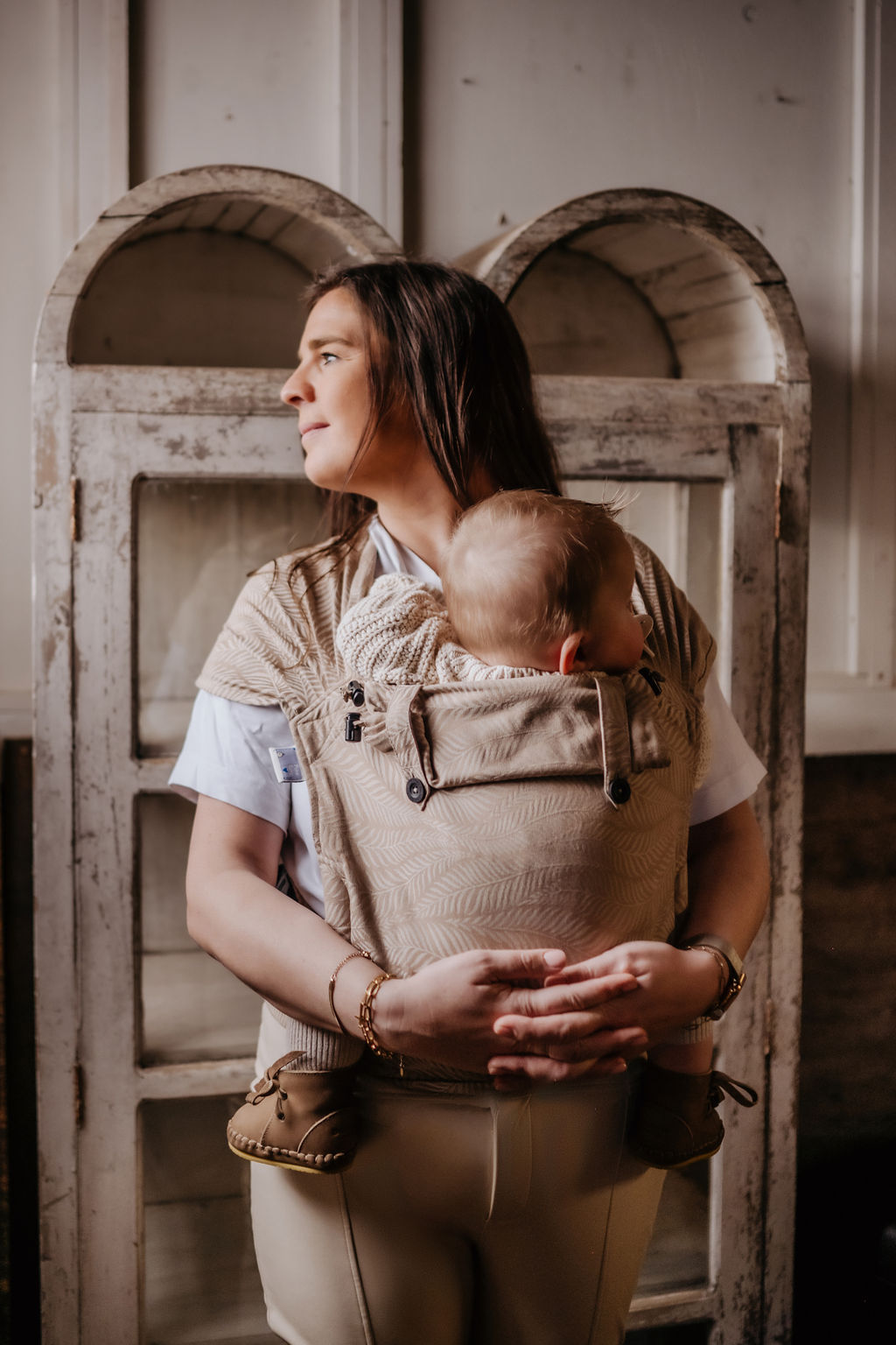 Draagzak palm taupe wrap